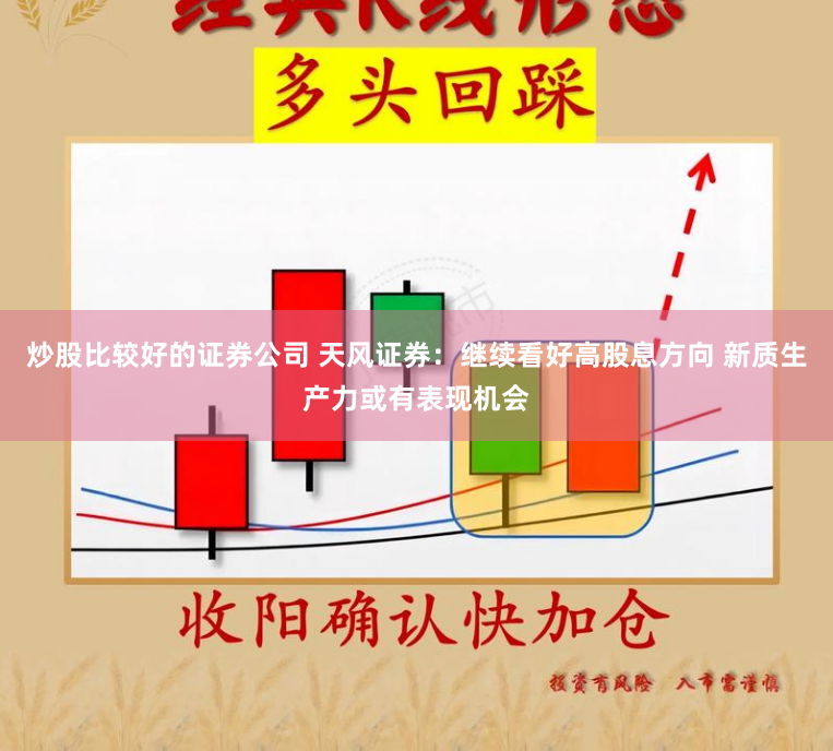 炒股比较好的证券公司 天风证券：继续看好高股息方向 新质生产力或有表现机会