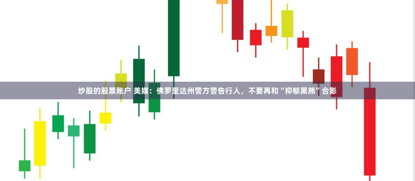 炒股的股票账户 美媒：佛罗里达州警方警告行人，不要再和“抑郁黑熊”合影